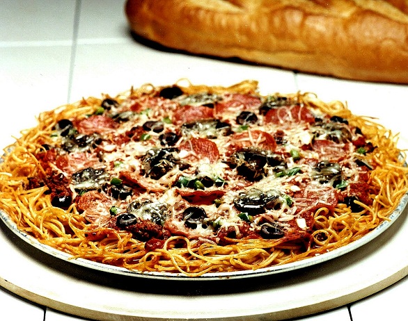 Пицца из спагетти