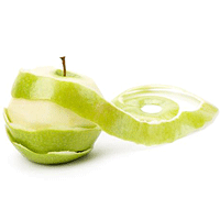 Нечищеные яблоки полезнее